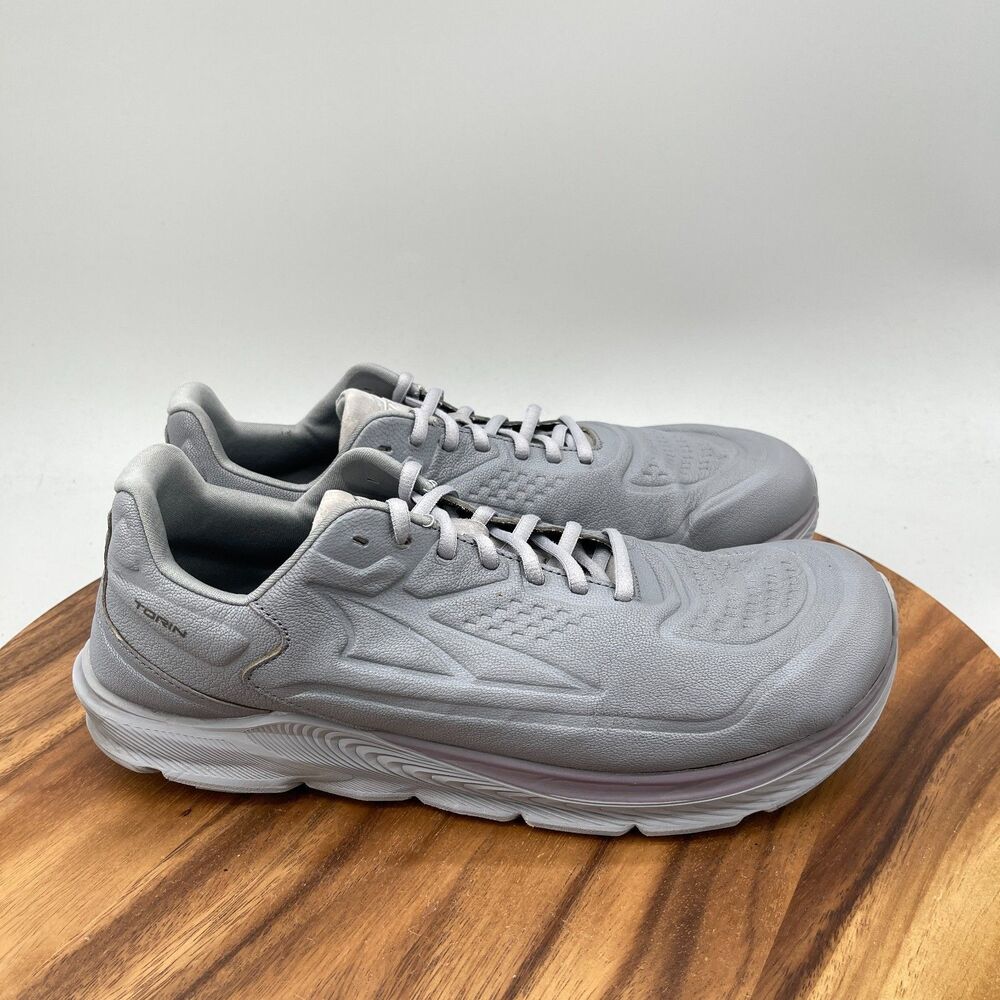 Altra Torin 5 Shoes Mens Size 12.5 Gray Leather Running Comfort Training Walking